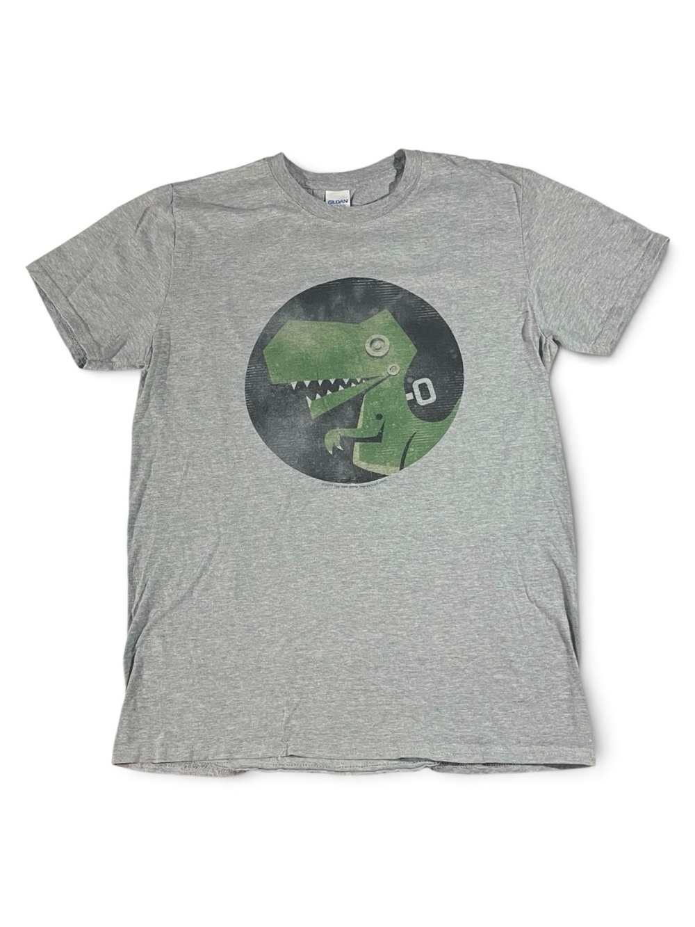 T Rex Wind Up Toy Graphic T Shirt Medium Dino Dinosaur